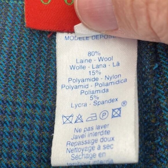 Kenzo Jungle plaid wool blend pants - Picture 2 of 7